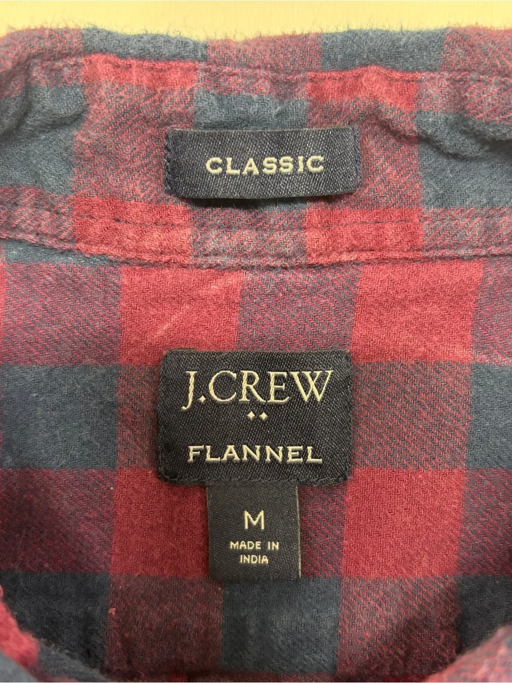 J.Crew Buffalo Plaid Flannel Shirt Grunge Workwear Cabin Core Men’s Medium